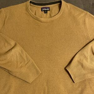 Men's Recycled Cashmere Crewneck Sweater Size XXL Tan